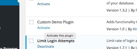 Activate Plugin via subsite